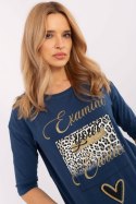Bluzka Model CLM-BZ-0014.42 Dark Blue - Factory Price