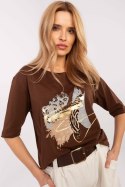 Bluzka Model CLM-BZ-0119.36 Brown - Factory Price