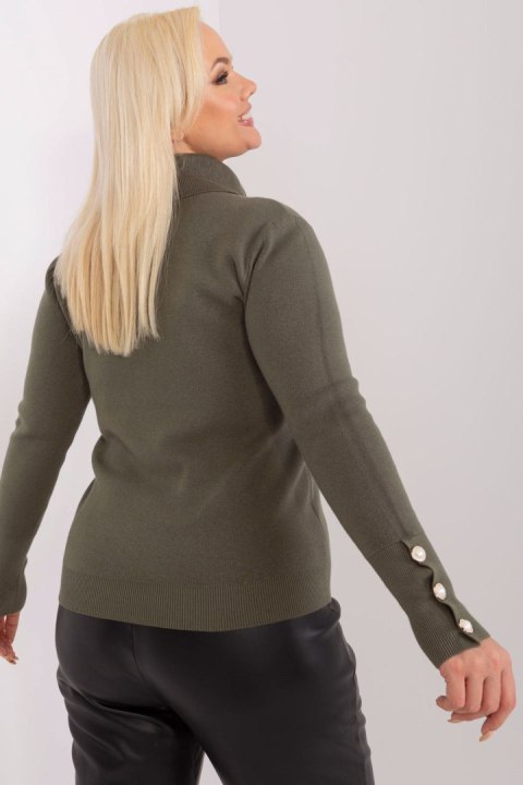 Sweter Damski Model PM-SW-PM781.13 Khaki - Factory Price Sweter Damski Model PM-SW-PM781.13 Khaki - Factory Price
