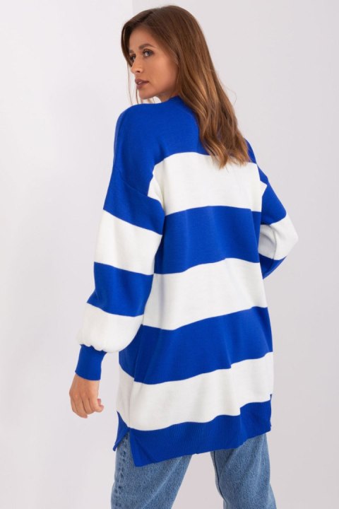 Sweter Damski Model TO-SW-1311.09 Cobalt - Factory Price Sweter Damski Model TO-SW-1311.09 Cobalt - Factory Price