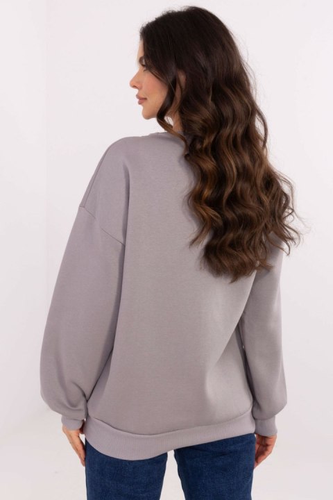 Bluza Damska Model EM-BL-617-15.51P Grey - Factory Price Bluza Damska Model EM-BL-617-15.51P Grey - Factory Price