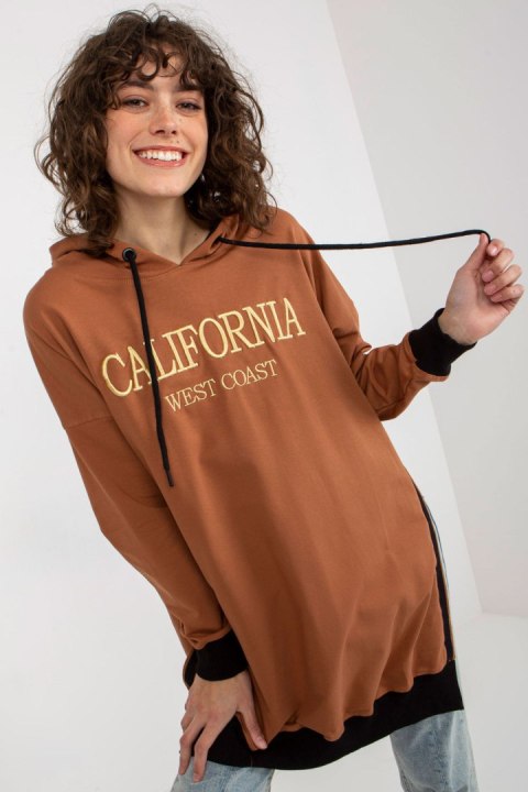 Bluza Damska Model VI-BL-327.70P Light Brown - Factory Price Bluza Damska Model VI-BL-327.70P Light Brown - Factory Price