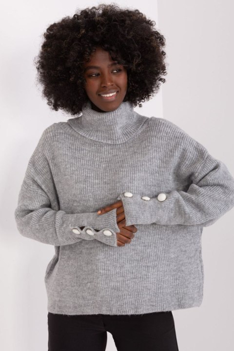 Golf Damski Model BA-SW-015.01P Grey - Badu Golf Damski Model BA-SW-015.01P Grey - Badu