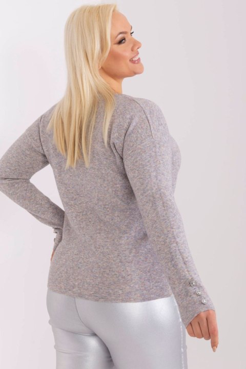 Sweter Damski Model PM-SW-PM1020.12P Grey - Factory Price Sweter Damski Model PM-SW-PM1020.12P Grey - Factory Price