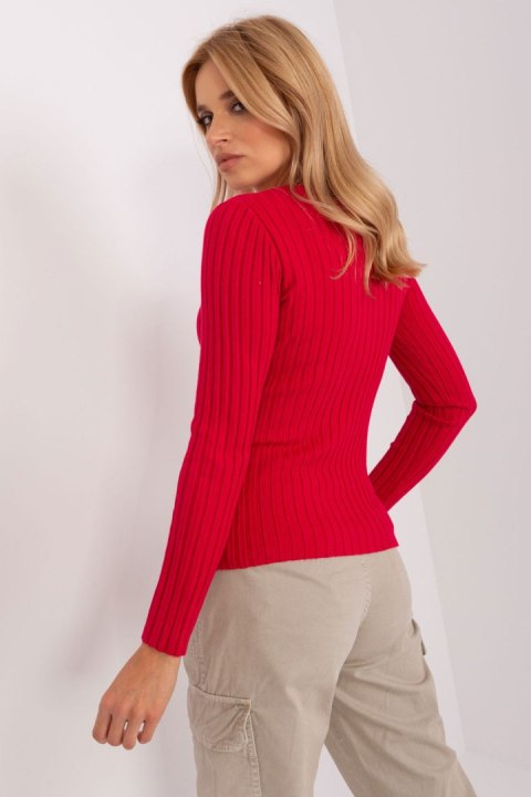 Sweter Damski Model PM-SW-PM1089.09P Red - Factory Price Sweter Damski Model PM-SW-PM1089.09P Red - Factory Price