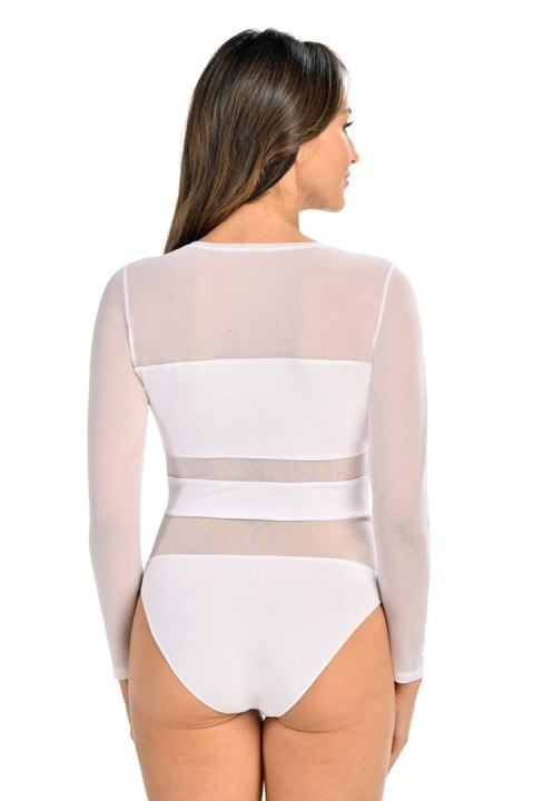 Body Model Stripy 2405 White - Teyli Body Model Stripy 2405 White - Teyli