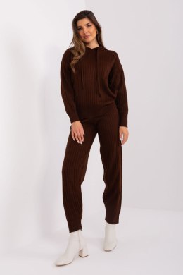 Spodnie Komplet Model BA-KMPL-2211.13P Dark Brown - Badu Hurtownia odzieży on-line, moda damska, bielizna i obuwie dla kobiet - 