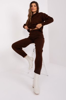 Spodnie Komplet Model BA-KMPL-2211.13P Dark Brown - Badu Hurtownia odzieży on-line, moda damska, bielizna i obuwie dla kobiet - 