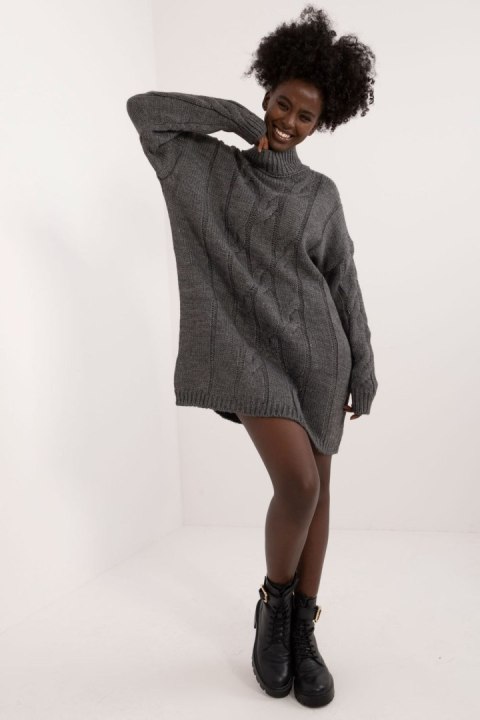 Sukienka Model BA-SK-1561-1.60 Dark Grey - Badu Sukienka Model BA-SK-1561-1.60 Dark Grey - Badu