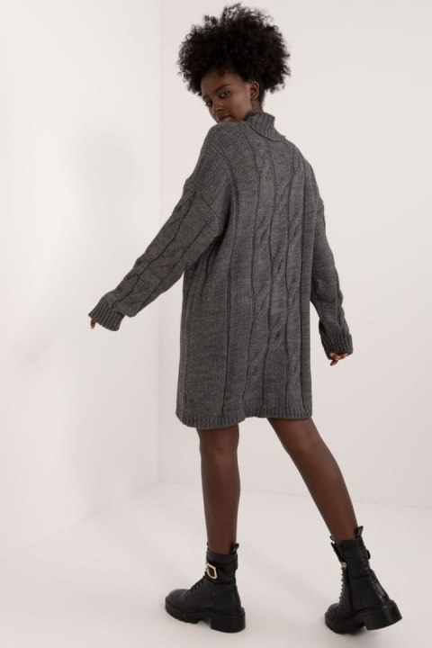 Sukienka Model BA-SK-1561-1.60 Dark Grey - Badu Sukienka Model BA-SK-1561-1.60 Dark Grey - Badu