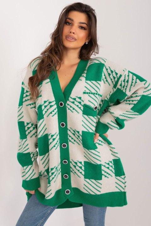 Sweter Damski Model BA-SW-0538.29 Green - Badu Sweter Damski Model BA-SW-0538.29 Green - Badu