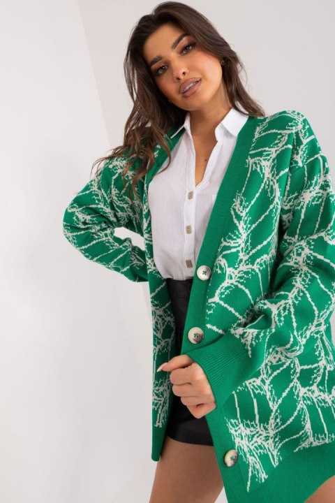 Sweter Damski Model BA-SW-2040.78 Green - Badu Sweter Damski Model BA-SW-2040.78 Green - Badu