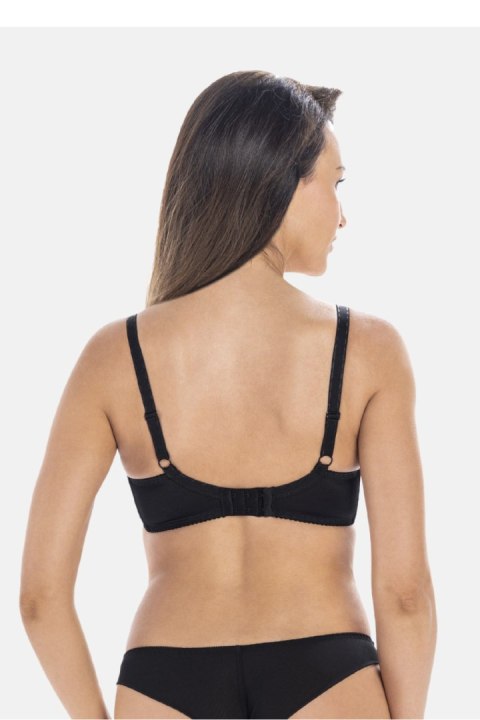 Biustonosz Soft Biustonosz Semi-Soft Model Half 2031 Black - Teyli Biustonosz Soft Biustonosz Semi-Soft Model Half 2031 Black - Teyli