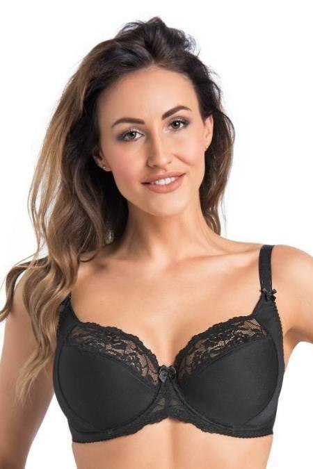 Biustonosz Soft Model Amelia 201 Black - Teyli Biustonosz Soft Model Amelia 201 Black - Teyli