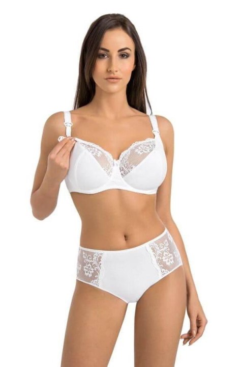 Biustonosz do karmienia Model Anastasia Mama 219 White - Teyli Biustonosz do karmienia Model Anastasia Mama 219 White - Teyli
