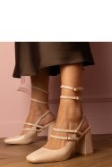 Czółenka Model Ferida H10045 Beige - PRIMO