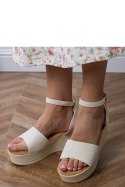 Sandały Model Ganra LOLO23 Beige - PRIMO