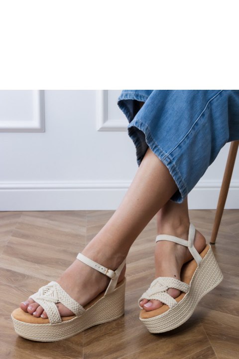 Sandały Model Zambera LOLO21 Beige - PRIMO Sandały Model Zambera LOLO21 Beige - PRIMO
