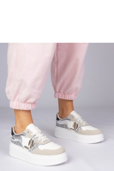 Buty Sportowe Model Bertula RA2152 Beige - PRIMO Buty Sportowe Model Bertula RA2152 Beige - PRIMO