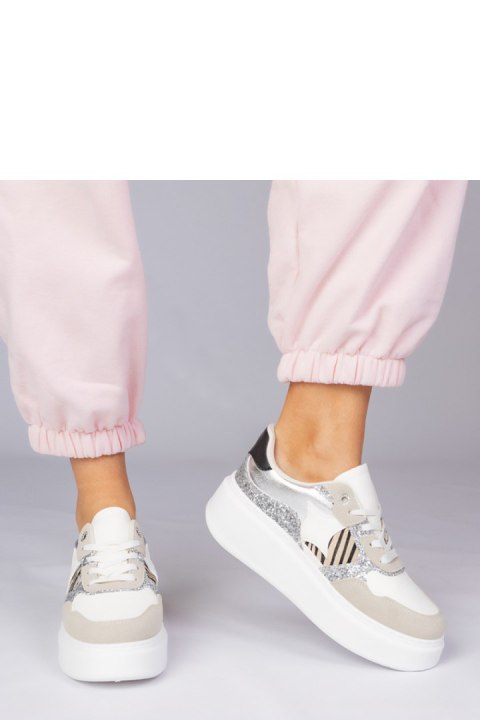 Buty Sportowe Model Bertula RA2152 Beige - PRIMO Buty Sportowe Model Bertula RA2152 Beige - PRIMO