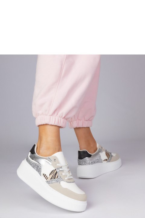 Buty Sportowe Model Bertula RA2152 Beige - PRIMO Buty Sportowe Model Bertula RA2152 Beige - PRIMO
