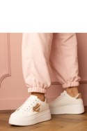 Buty Sportowe Model Lerisol 8919 White/Gold - PRIMO
