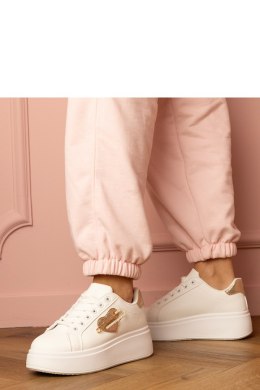 Buty Sportowe Model Lerisol 8919 White/Gold - PRIMO