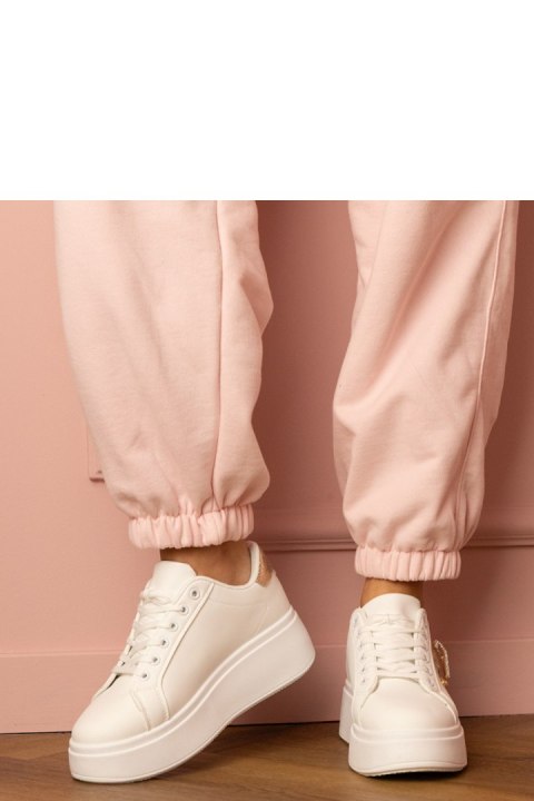 Buty Sportowe Model Lerisol 8919 White/Gold - PRIMO Buty Sportowe Model Lerisol 8919 White/Gold - PRIMO