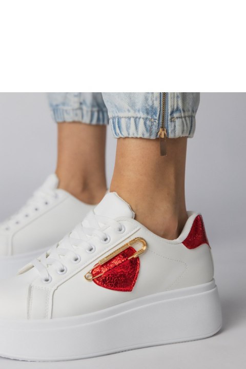 Buty Sportowe Model Lerisol 8919 White/Red - PRIMO Buty Sportowe Model Lerisol 8919 White/Red - PRIMO