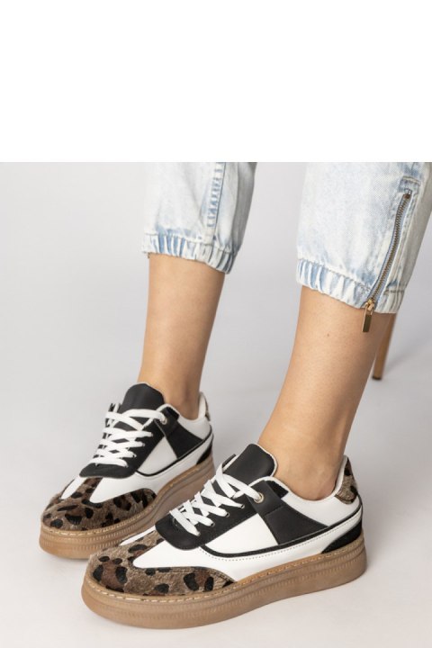 Buty Sportowe Model Meril PC2817 Black/White - PRIMO Buty Sportowe Model Meril PC2817 Black/White - PRIMO