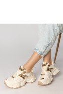 Buty Sportowe Model Sandra 88218 Beige/Panterka - PRIMO