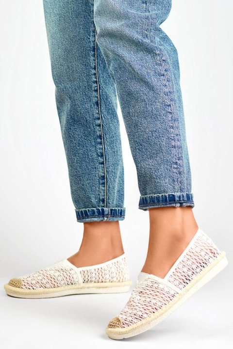 Espadryle Model XY2832-2W White - PRIMO Espadryle Model XY2832-2W White - PRIMO