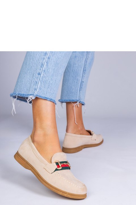 Mokasyny Model Daliana GO-1C Beige - PRIMO Mokasyny Model Daliana GO-1C Beige - PRIMO
