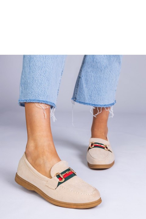 Mokasyny Model Daliana GO-1C Beige - PRIMO Mokasyny Model Daliana GO-1C Beige - PRIMO