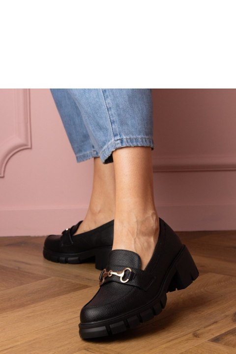 Półbuty Model Marela 1-703 Black - PRIMO Półbuty Model Marela 1-703 Black - PRIMO
