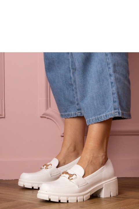 Półbuty Model Marela 1-703 White - PRIMO