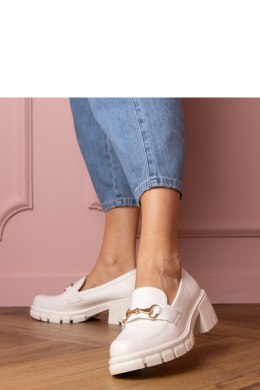 Półbuty Model Marela 1-703 White - PRIMO