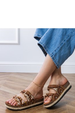 Sandał Klapki Model Zebrina X5-390 Brown - PRIMO