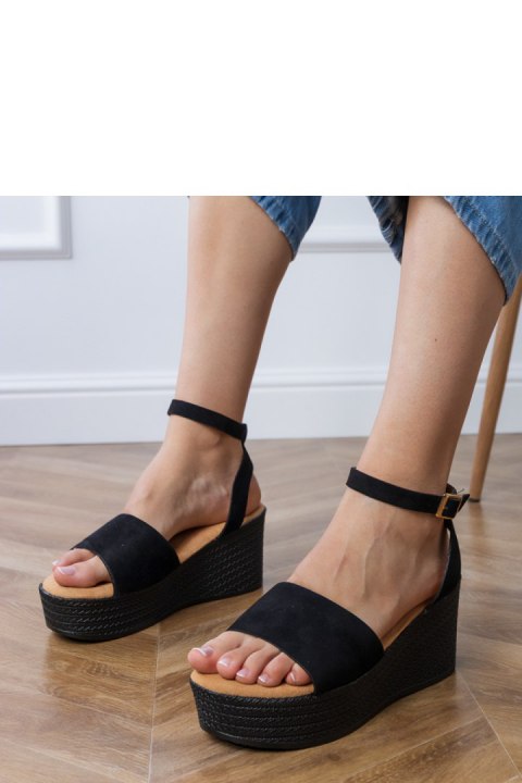 Sandały Model Ganra LOLO23 Black - PRIMO Sandały Model Ganra LOLO23 Black - PRIMO