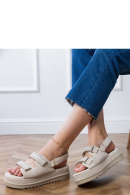 Sandały Model Jenisej PL367 Beige - PRIMO