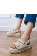 Sandały Model Jenisej PL367 Beige - PRIMO