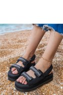 Sandały Model Jenisej PL367 Black - PRIMO