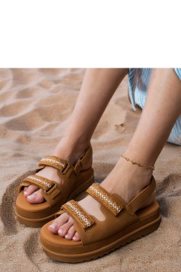 Sandały Model Jenisej PL367 Brown - PRIMO