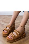 Sandały Model Jenisej PL367 Brown - PRIMO