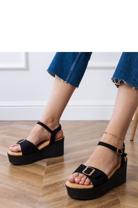 Sandały Model Sarni LOLO22 Black - PRIMO Sandały Model Sarni LOLO22 Black - PRIMO