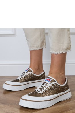 Trampki Model Greta FY-110 Brown - PRIMO