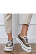 Trampki Model Greta FY-110 Brown - PRIMO
