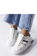 Białe sneakersy na platformie Lanoie - Solea