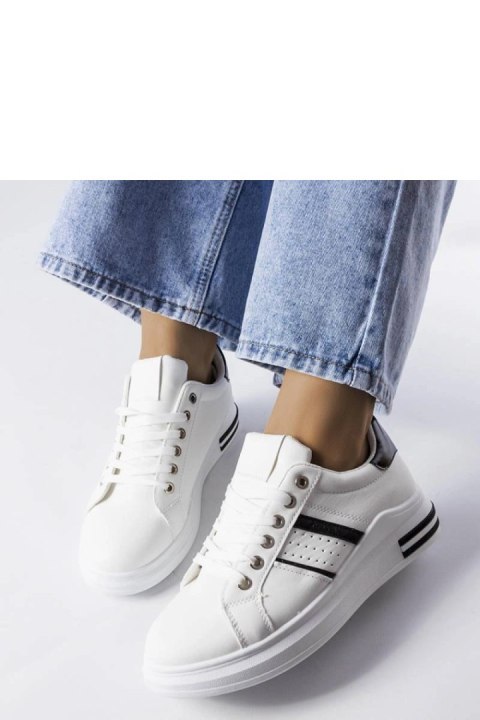 Białe sneakersy na platformie Lanoie - Solea Białe sneakersy na platformie Lanoie - Solea