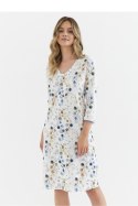 Koszulka nocna Koszula Nocna Model 401 White - Cana